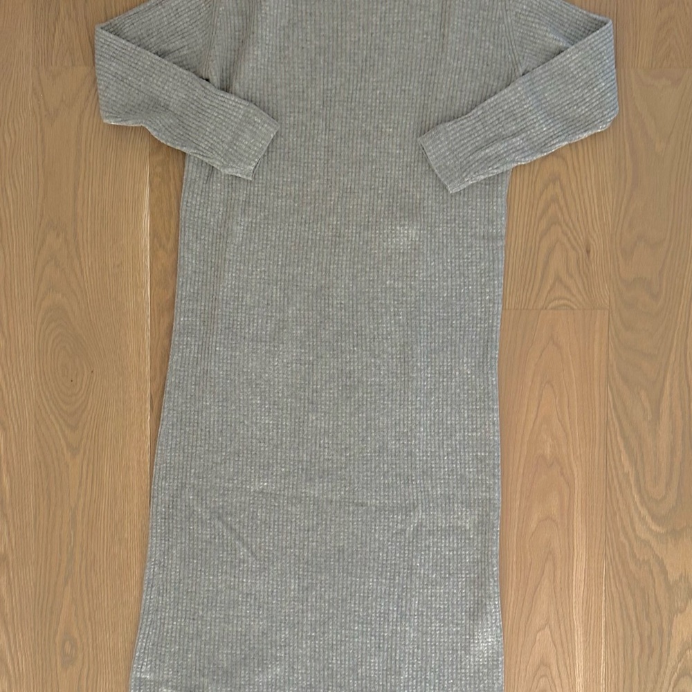 Hatch Collection Waffle Weave Sweater Dress